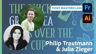 Font Masterclass in Fresco und Illustrator mit Philip Trautmann und Julia Zieger | Adobe Live