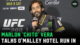 Marlon ‘Chito’ Vera on Sean O’Malley hotel run-in: “You wanna throw down, I don’t give two f***s”