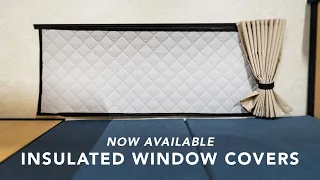 INSULATED WINDOW COVERS for your Four Wheel Pop Up Truck Camper! Now Available