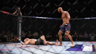 БЕРСЕРК в UFC 3 РОББИ ЛОУЛЕР МИРОВОЙ ТОП/СТРАШНЫЕ НОКАУТЫ