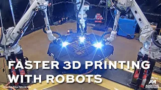 Robots Combine for Faster Metal 3D Printing