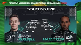 F1 Starting Grid for the Brazilian Grand Prix