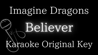 【Karaoke Instrumental】Believer / Imagine Dragons【Original Key】