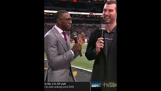 Andrew Luck & RGIII reunited at the CFP National Championship 🙌 | #shorts
