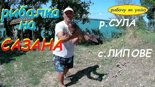 Рибалка на САЗАНА.Р.Сула,с.ЛИПОВЕ.