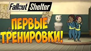 ПЕРВЫЕ ТРЕНИРОВКИ! РЕЙДЕРЫ С ОГНЕСТРЕЛЬНЫМ! | Fallout Shelter [ВЫЖИВАНИЕ] #3