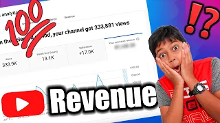 OUR YOUTUBE REVENUE 💵 💰  - WITH SCREENSHOT 💯 | VelBros Tech