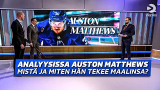Analyysissa Auston Matthews | Mistä ja miten NHL:n paras maalintekijä takoo osumansa?