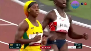 Women’s 100m semi-finals |heat 3 2021 olympics Tokyo