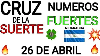 Cruz de la suerte y numeros ganadores para hoy 26 de Abril para Nicaragua
