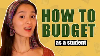 How I create a budget as a student // money saving tips!