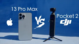 DJI Pocket 2 vs iPhone 13 Pro Max сравнение камер Лучшая камера для путешествий отзывы на Pleer.ru