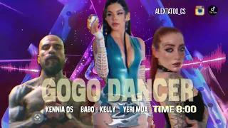 go go dancer  set  - kenia os   babo & kelly   yerimua   - warm up zumba