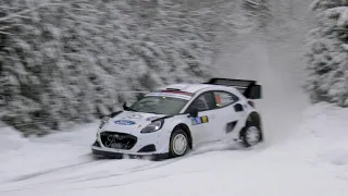 Ott Tänak testing for Otepää Winter Rally 2023 [SUBTITLES]