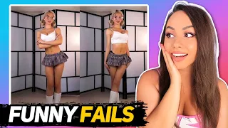 TRY NOT TO LAUGH WATCHING FUNNY FAILS VIDEOS #61 | Bunnymon REACTS