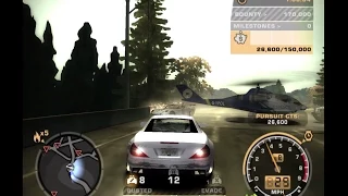 Need For Speed:Most Wanted (2005): A Helicopter in Roadblock.