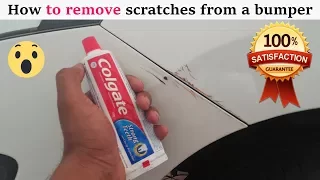 How to remove scratches from the car at home Using toothpaste  CAR CARE TIPS