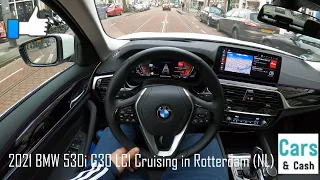 2021 BMW 530i G30 LCI Cruising In Rotterdam (The Netherlands) By Cars & Cash