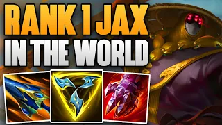 RANK 1 JAX IN THE WORLD DOMINATES A CHALLENGER GAME! | CHALLENGER JAX TOP GAMEPLAY | Patch 14.20 S14