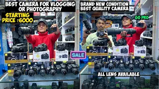 Delhi Camera Market | मात्र ₹6000 से शुरू🔥DSLR,Gopro Second Hand Camera | Camera Market In Delhi