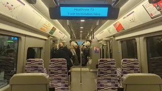 Elizabeth line full journey Abbey Wood to Heathrow Terminal 5 ✈️ 15/03/2023