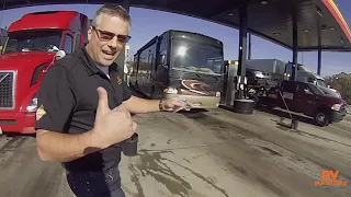 RV TRAINING - Getting DIESEL at a truck stop!