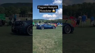 Pagani Huayra Roadster 😱 #carspotting #shorts #hypercar