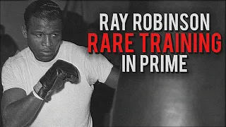 Sugar Ray Robinson RARE Training In Prime