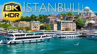 Istanbul Turkey 8K HDR Ultra HD | Drone and Camera Footage