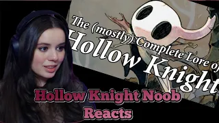 Hollow Knight Noob Reacts to "Mossbag's (Mostly) Complete Lore of Hollow Knight"!!