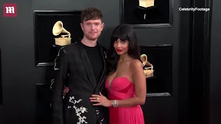 Jameela Jamil and James Blake get close at 2019 Grammy Awards