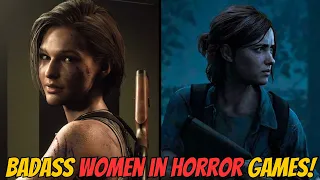 Top 10 BADASS Female Protagonists In Horror Games!