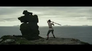 Star wars the last jedi | rey lightsaber training