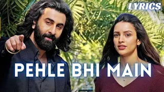 Pehle Bhi Main | LYRICS | Vishal Misha | ANIMAL | #vishalmishra #animal