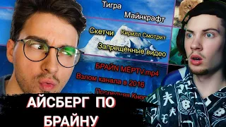 БРАЙН СМОТРЮ АЙСБЕРГ ПО СВОЕМУ КАНАЛУ *плохая идея* РЕАКЦИЯ НА БРАЙНМАПСА