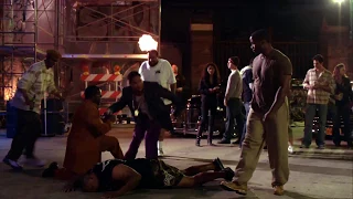 One fatal shot! Bone kicked his opponent on the ground
