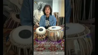 Ustad Zakir Hussain's Tips For Dhir Dhir