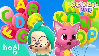 Let's Pop The Alphabet Balloon 🎈🔤 🎯｜Learn ABC｜Hogi's Alphabet Play｜ABC Songs｜Hogi Pinkfong