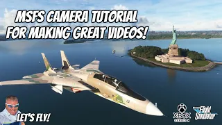 MSFS2020 Xbox Series X | CAMERA TUTORIAL FOR MAKING GREAT VIDEOS! MICROSOFT FLIGHT SIMULATOR!