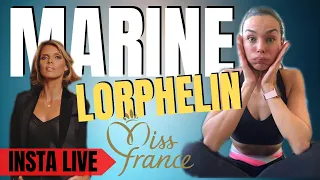 Sylvie Tellier en Live Instagram avec Marine Lorphelin (Miss France)