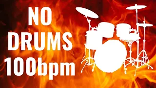 No Drums Heavy Metal Backing Track 100bpm