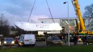 Chinook arrival in Rijen, Netherlands. First lift of the CH-47.