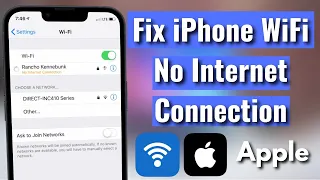 How To Fix WiFi Connected But No Internet Connection Error iOS 15/16