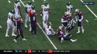 Rigged NFL Sunday Zach Wilson Tackled By A Ghost New England Patriots vs New York Jets Highlights