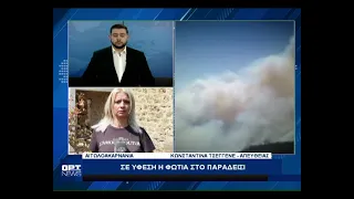 Σε ύφεση η πυρκαγιά στο Παραδείσι - Εικόνες καταστροφής στην Αχαΐα | Κωνσταντίνα Τσεγγενέ