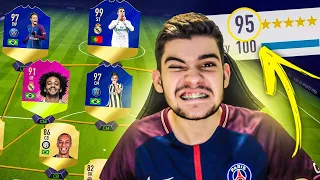 FUT DRAFT 195 JÁ É REALIDADE!!? MONTEI UM TIMAÇO COM CR7 99!!