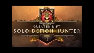 Diablo 3 | GR121 Solo Demon Hunter | Rank 1 WORLD ( Marauder Multishot )