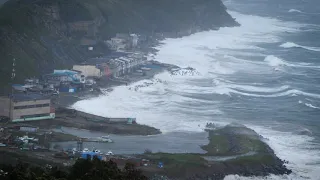 Тайфун "Майсак" из окна. Владивосток.03.09.2020