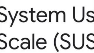 System Usability Scale (SUS)