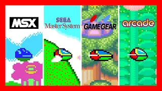 Fantasy Zone 🚀 Versions Comparison 🚀 Arcade, Master System, MSX, NES, PC Engine and much more!